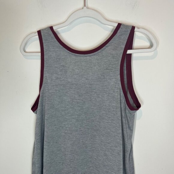 Fifth Sun‎ Tank Top M Womens Grey Multicolor Graphic Print High Low Size Medium - Picture 5 of 8